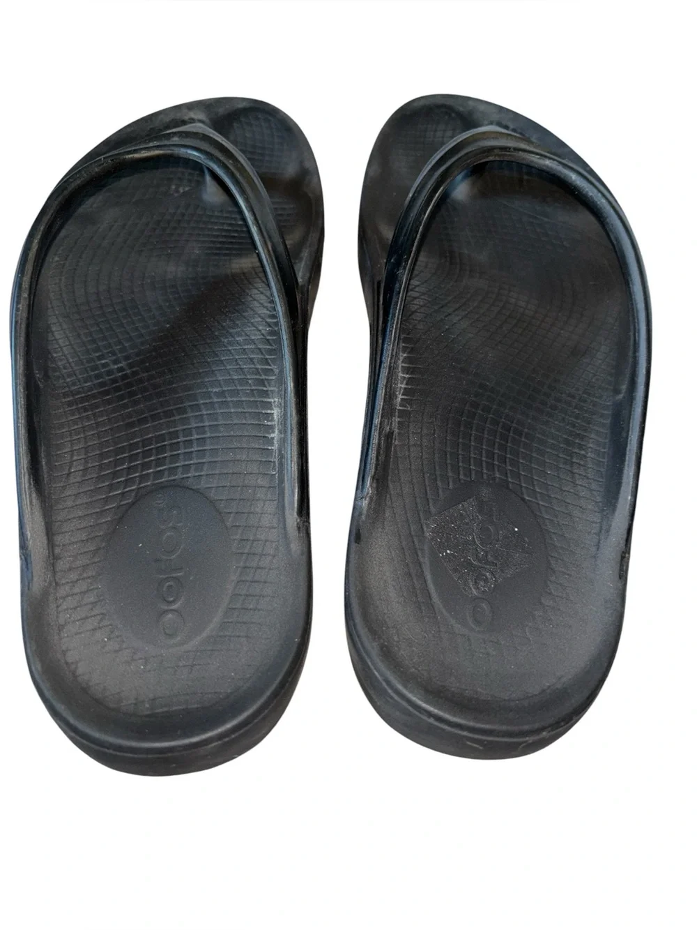 Oofos Original Sandals Black M6 W8 Recovery Footwear Flip Flop Shoes